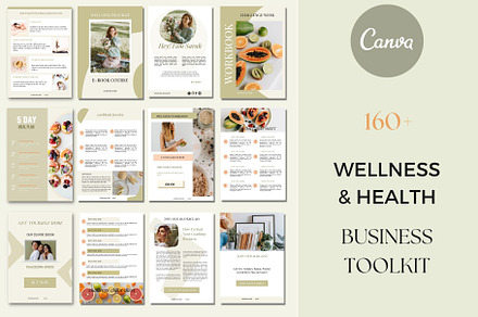 Health and Wellness Canva Template, a Magazine Template by Deepa Template Studio