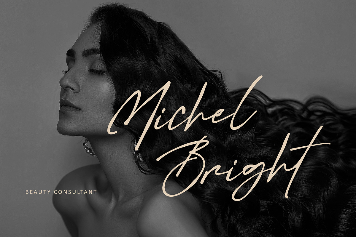 Biskaed Authentic Casual Signature, a Script Font by Maulana Creative (Photo 2 of 7)