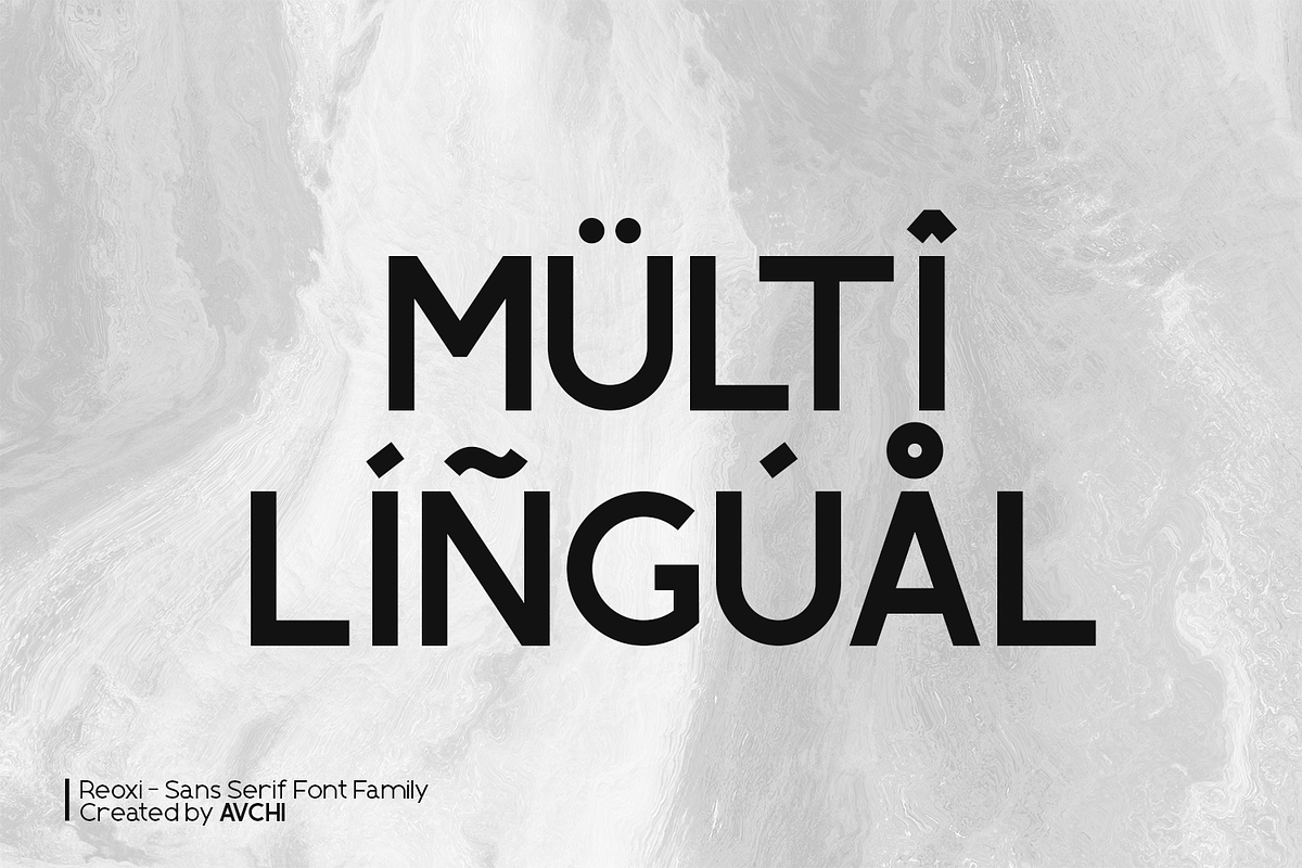 Reoxi | Modern Sans Serif, a Sans Serif Font by Avchi (Photo 6 of 9)
