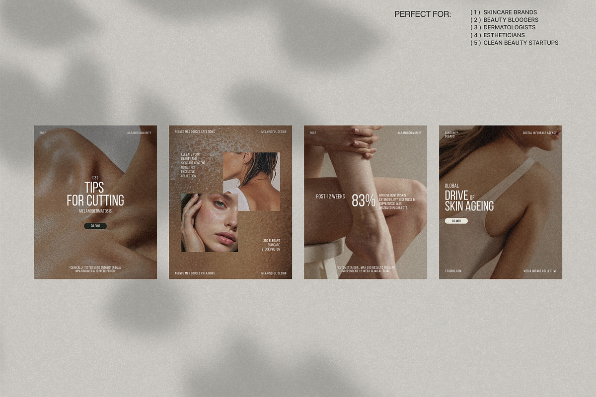 Canva Skincare Feed Templates preview 2