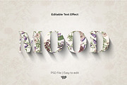 Elegant Floral Text Effect, a Layer Style Add-On by Webvilla Studio (Thumbnail 1 of 2)
