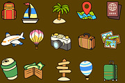 Traveling Illustration Pack, an Illustration by baii09 (Thumbnail 2 of 2)