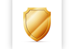 Gold shield, an Object Graphic by Netkoff