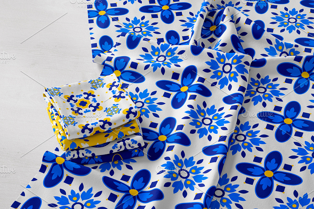 Azulejos & Morocco Patterns & Tiles, a Pattern Graphic by Iryna Danyliuk (Photo 2 of 7)