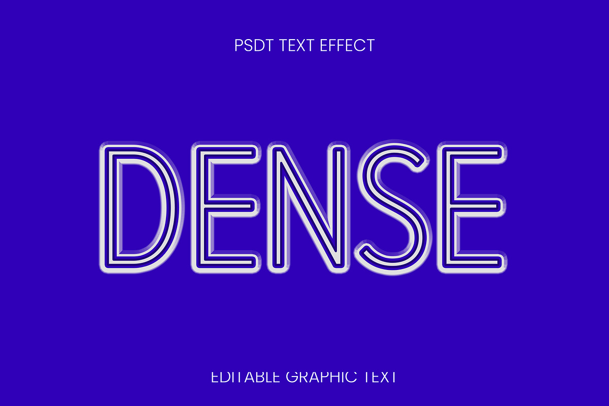 Double Line 3D Text Effect