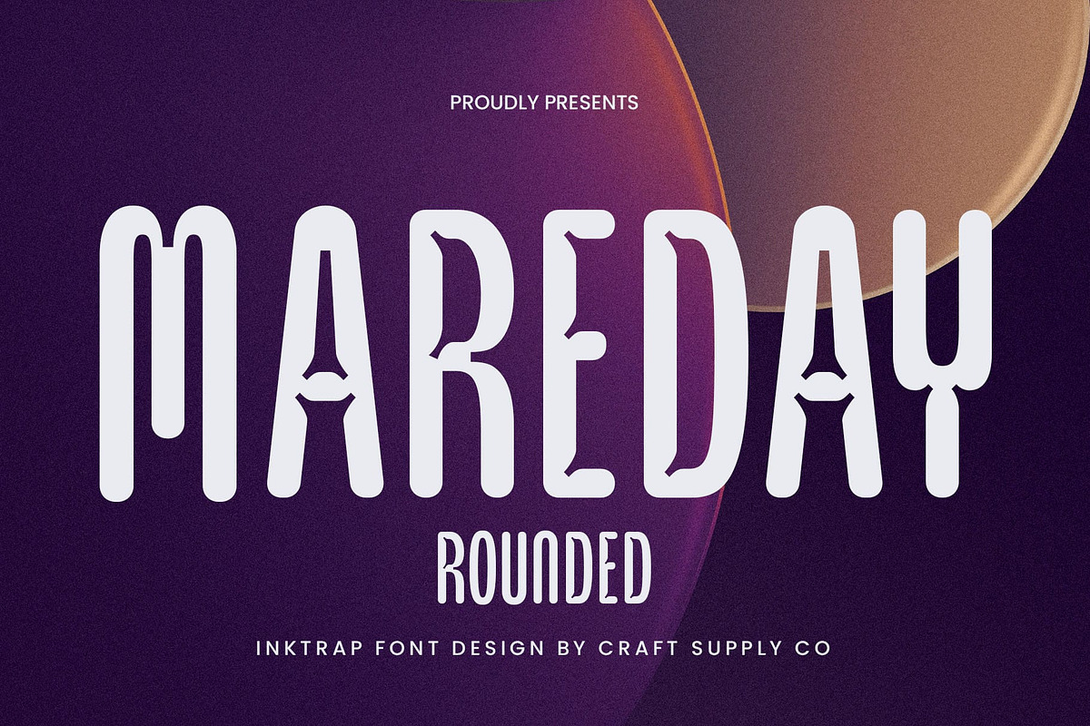 Mareday Rounded, a Sans Serif Font by Craft Supply Co. (Photo 1 of 8)