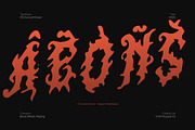 CS Cursed Drawn, a Blackletter Font by Craft Supply Co. (Thumbnail 5 of 8)