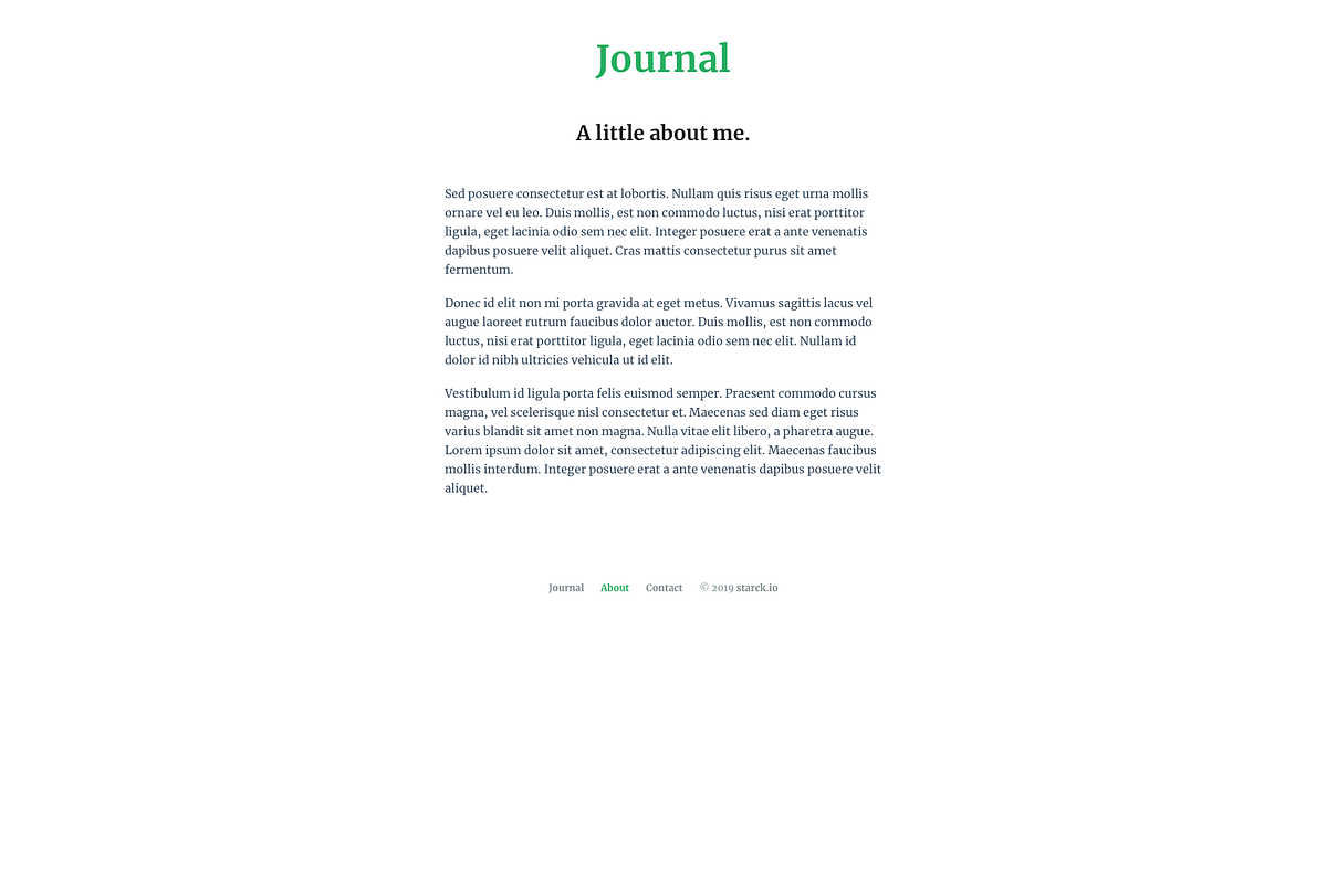 Journal, for Kirby 3.× CMS, a Templates & Theme by Starckio (Photo 3 of 4)