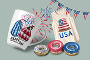 Patriotic set, an Object Graphic by Design X0 (Thumbnail 7 of 8)