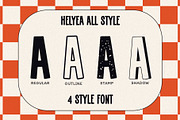 Helyea - Playful Font, a Handwritten Font by ariodsgn (Thumbnail 3 of 10)