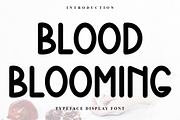 Blood Blooming, a Script Font by InermediaSTUDIO (Thumbnail 1 of 7)
