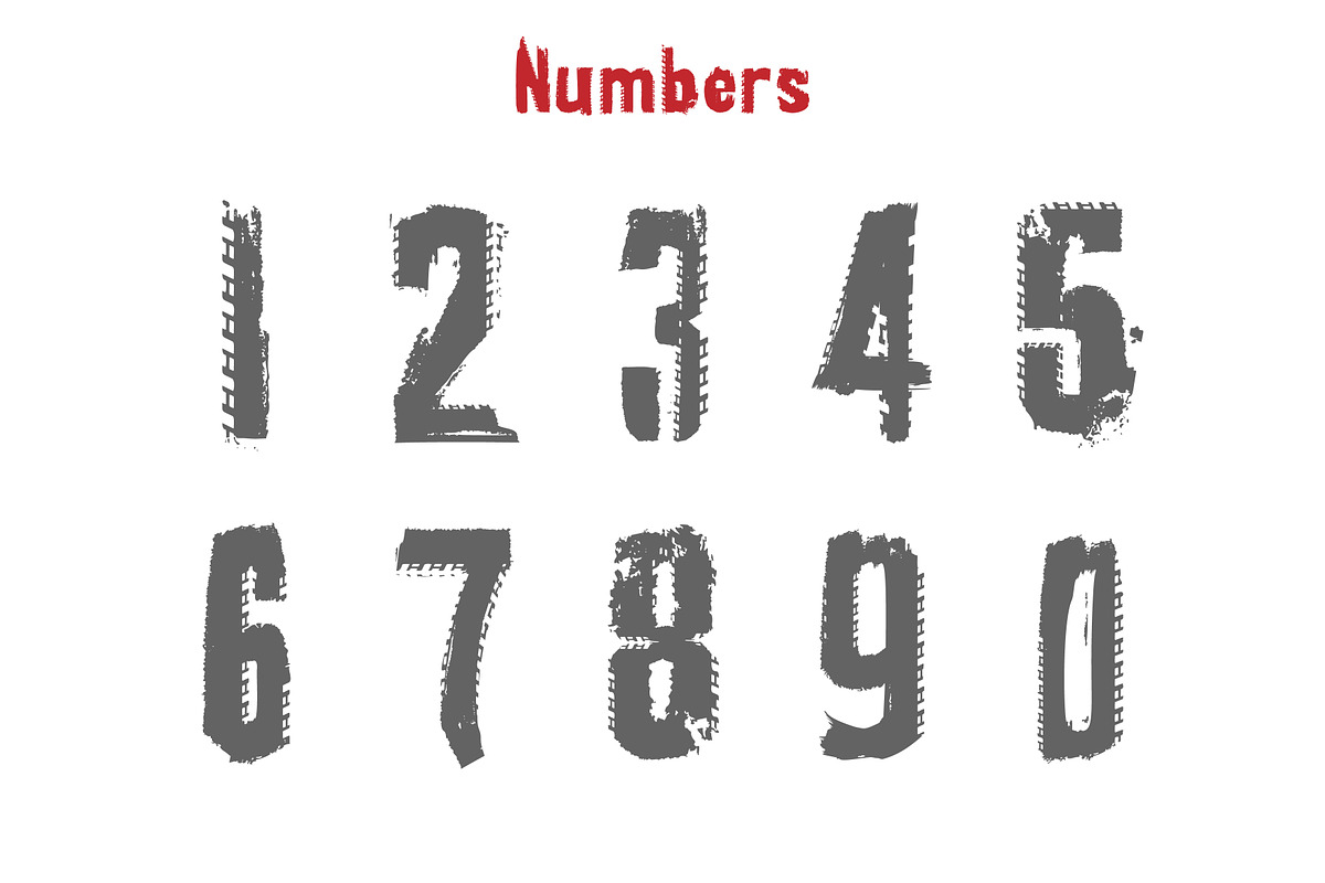 Off Road Font preview 5