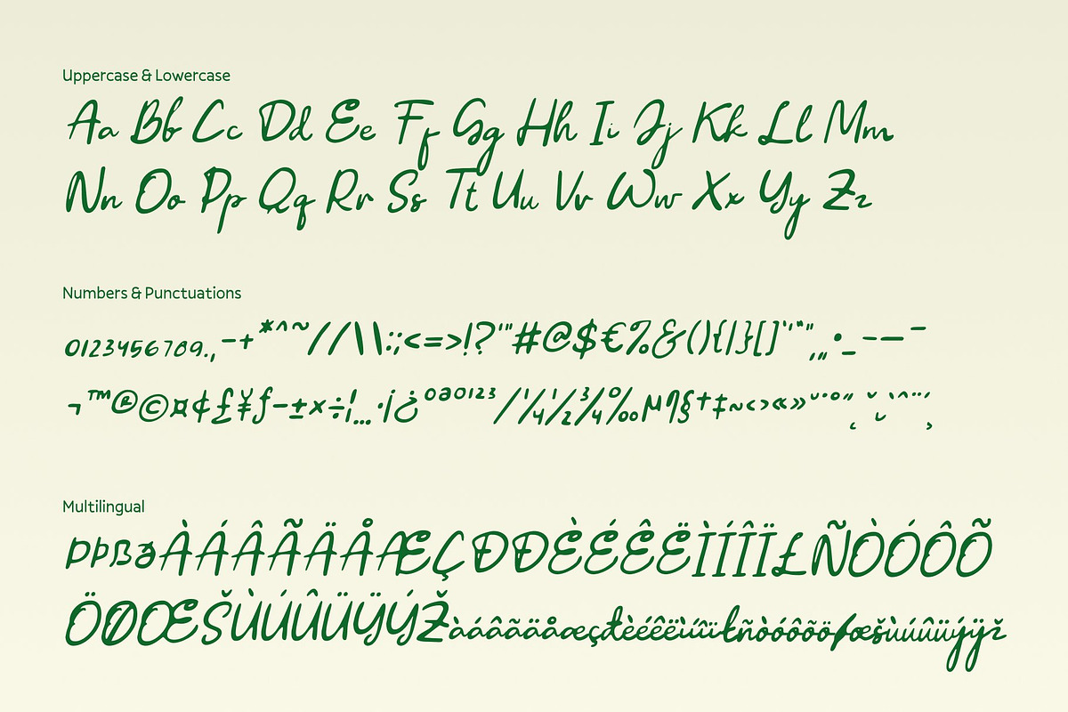 CS Soraya Drawn, a Script Font by Craft Supply Co. (Photo 8 of 8)