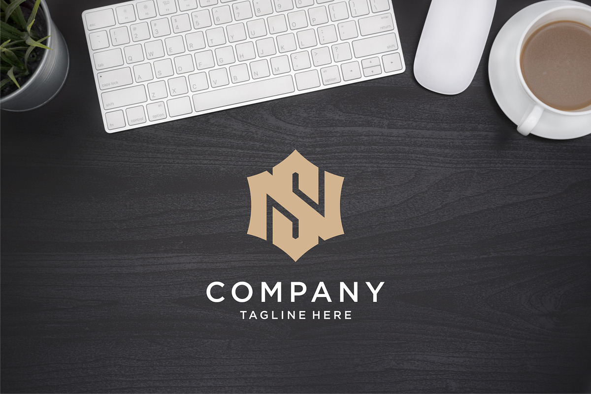 monogram logo design - SVG file, a Branding & Logo Template by BARONSTD (Photo 13 of 17)