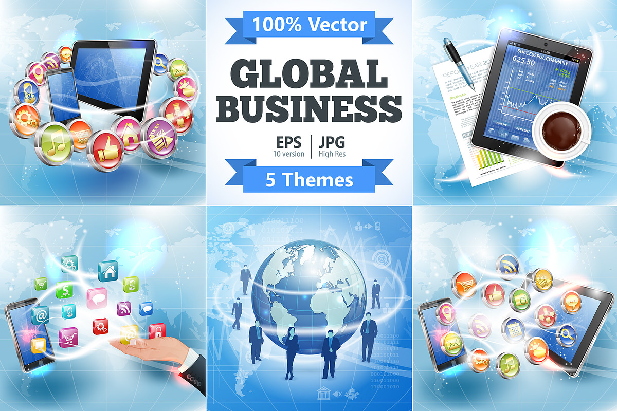 Global Business Concepts, a Finance Illustration by TAlex (Photo 1 of 6)