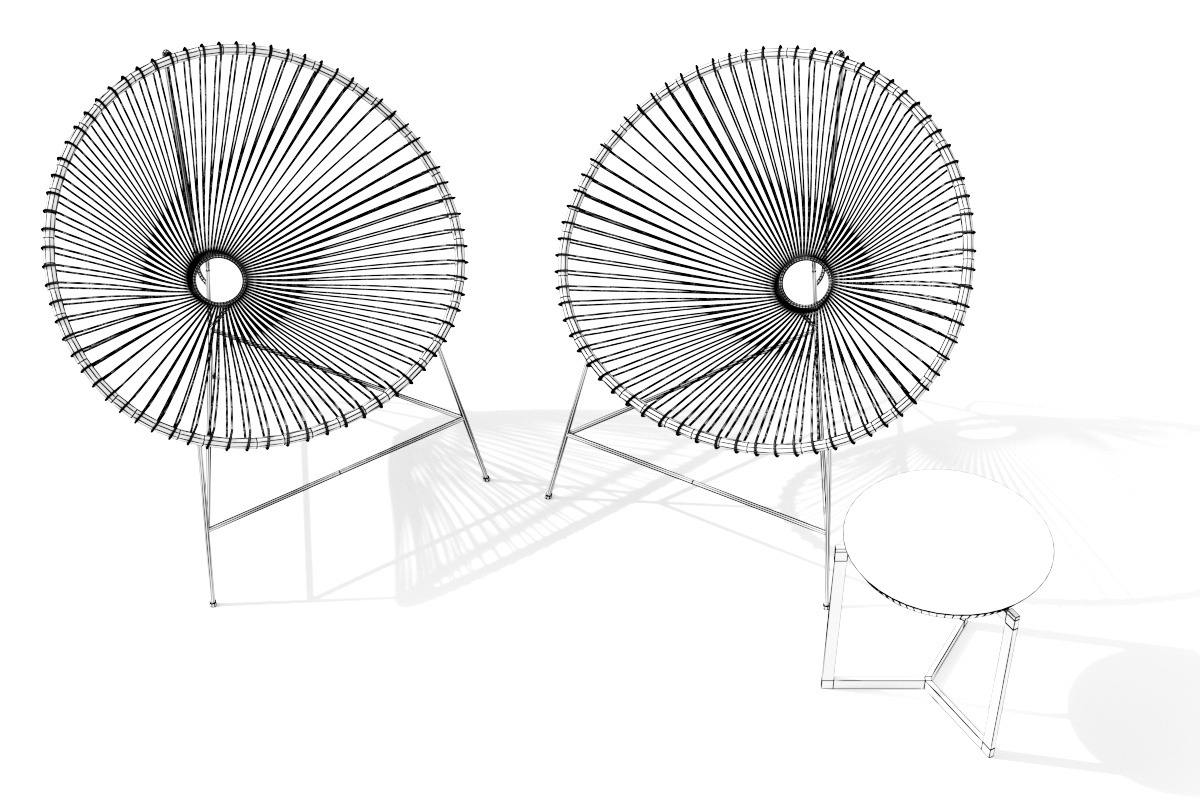 Balcony D - Steel Outdoor, a Furniture 3D Model by 3DCargo (Photo 4 of 7)