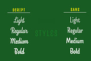 Snooker Script & Sans, a Script Font by Fenotype (Thumbnail 2 of 7)
