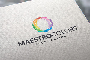 Abstract Colorful Circle Logo