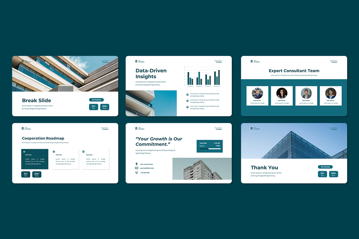 Business Consulting - Keynote, a Presentation Template by Iqsiart Studio (Photo 3 of 3)