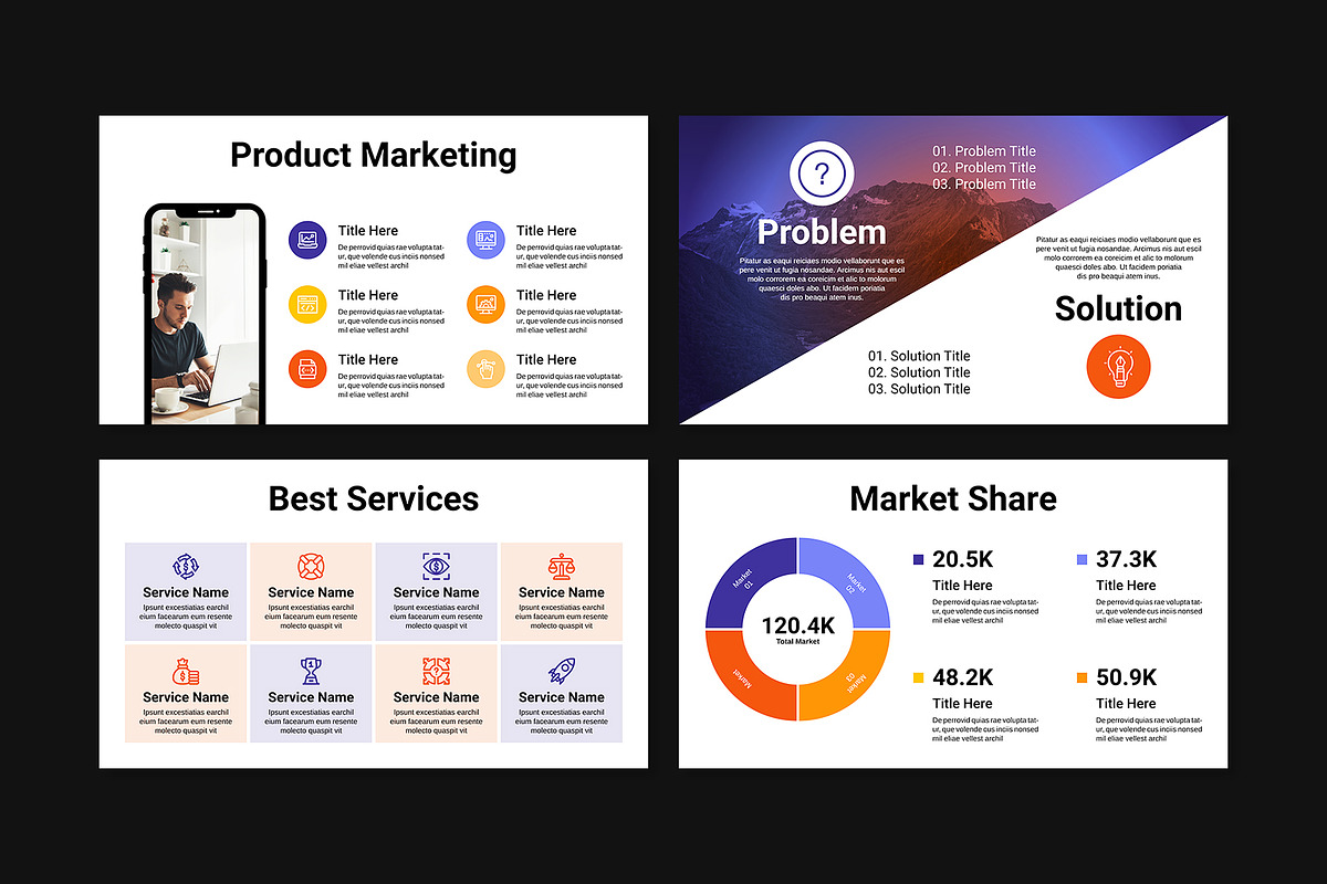 Business Plan Presentation Template, a Presentation Template by E-Type (Photo 5 of 7)
