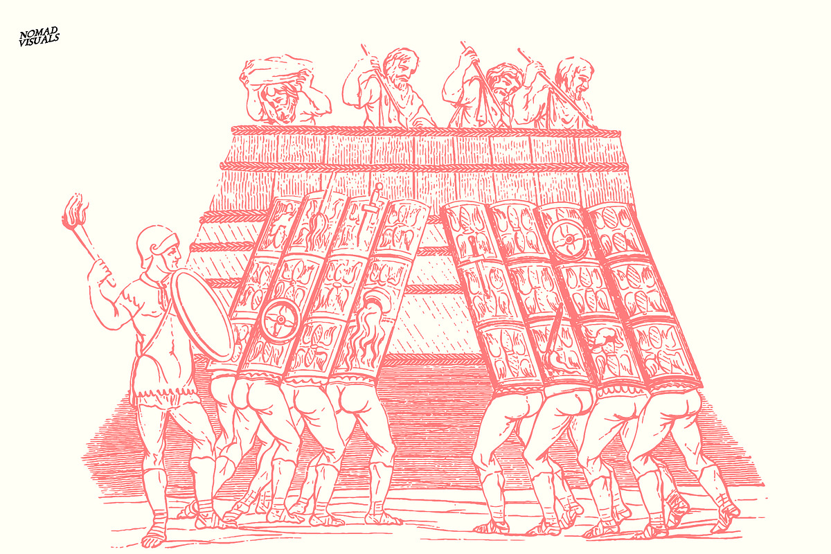Ancient Rome Illustrated - Part One, an Illustration by Nomad Visuals (Photo 9 of 13)