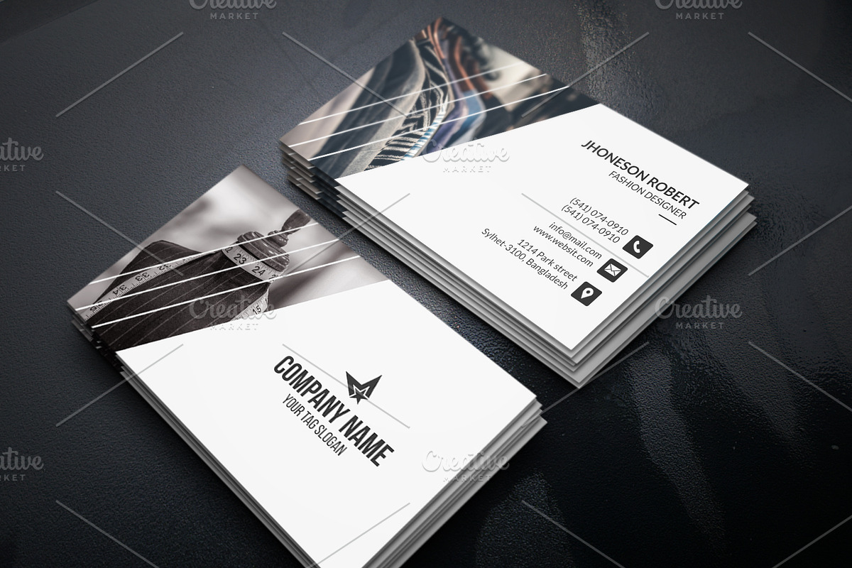 Fashion Business Card, a Business Card Template by Helal Shop (Photo 4 of 4)