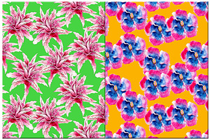 Tropical Flowers Patterns