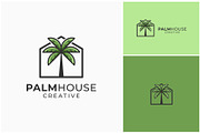 Home House Palm Tree Logo, a Branding & Logo Template by ika trisiana (Thumbnail 2 of 3)