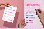 Pink Color Palettes Themes & Shades, a Palette Add-On by Hell Yeah Designs (Thumbnail 2 of 10)