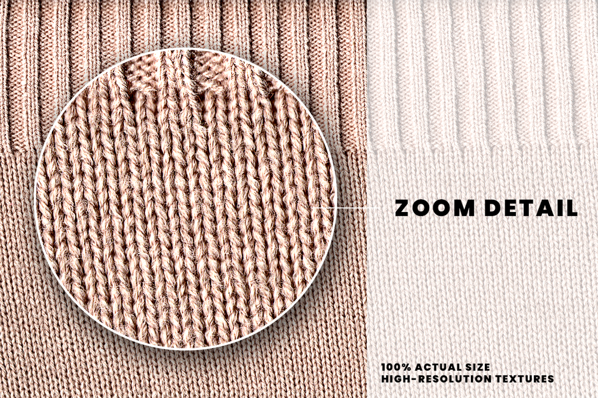 Realistic Knit Fabric Textures, a Texture Graphic by Ary_ngeblur (Photo 2 of 6)