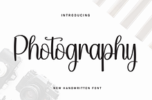 Photography | Script Font