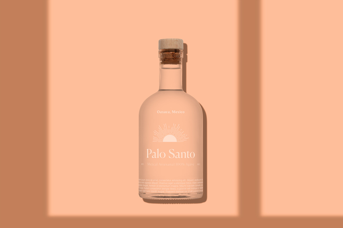 Glass Liquor Bottle Mockup, a Packaging Mockup by Copal (Photo 12 of 12)