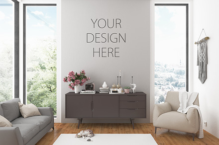 Interior mockup artwork background, a Photo by Hunny Badger