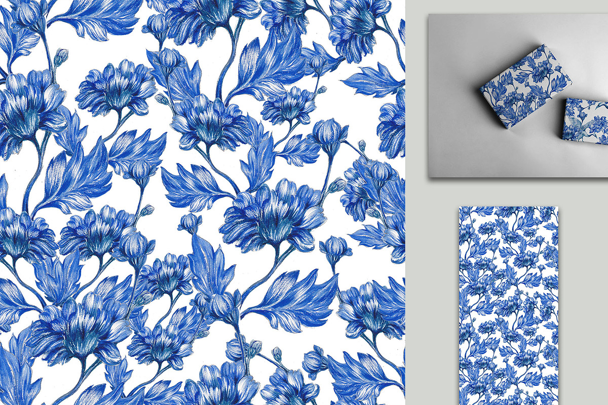 9 JPG/ Classic flower, Chinoiserie, a Pattern Graphic by Theraphosath (Photo 12 of 12)