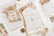 Bohemian Dried Foliage Wedding Suite, an Invitation Template by BlueRobinDesignShop (Thumbnail 1 of 17)