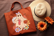 Floral Ghost Halloween PNG Bundle, a Graphic by Pet Cave (Thumbnail 9 of 9)