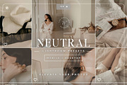 40 Neutral Lightroom Preset Bundle, a Preset Add-On by TheWayfarerShoppe (Thumbnail 2 of 9)