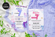 7th Birthday Invitation Template, an Invitation Template by Snapybiz (Thumbnail 6 of 9)