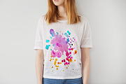 Watercolor splashes clip art, a Templates & Theme by Ksusha shop (Thumbnail 3 of 7)