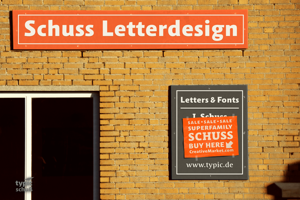 10 Fonts Schuss Slab Pro, a Slab Serif Font by typic schuss (Photo 13 of 18)