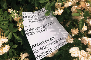 A4 Poster Template & Mock-Up