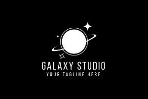 Galaxy logo vector icon illustration, a Branding & Logo Template by Dyn Studio