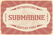 SUBMARINE Display Font, a Sans Serif Font by Storytype Studio (Thumbnail 1 of 15)