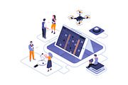 Isometric 3D Illustrations, a Finance Illustration by alexdndz (Thumbnail 2 of 26)