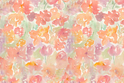 Abstract Floral Pattern and Flowers, an Illustration by Angie Makes (Thumbnail 3 of 3)