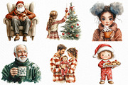 African American Christmas Clipart, an Illustration by Craft Nest (Thumbnail 4 of 6)