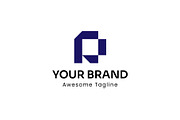 GEOMETRIC LOGO-LETTER P, a Templates & Theme by Dorst Branding (Thumbnail 1 of 3)