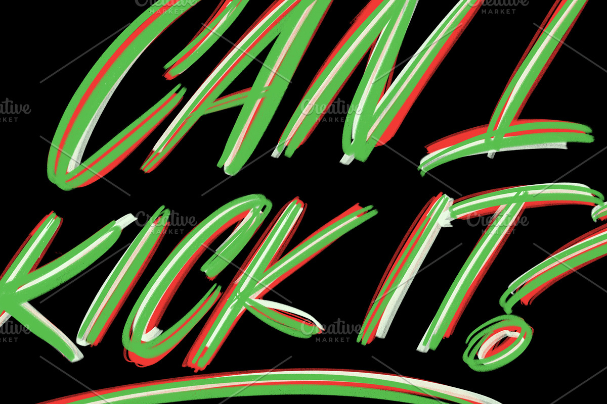 Young Vegas Hand Lettering Brushes, a Brush Add-On by IIAspire (Photo 14 of 14)