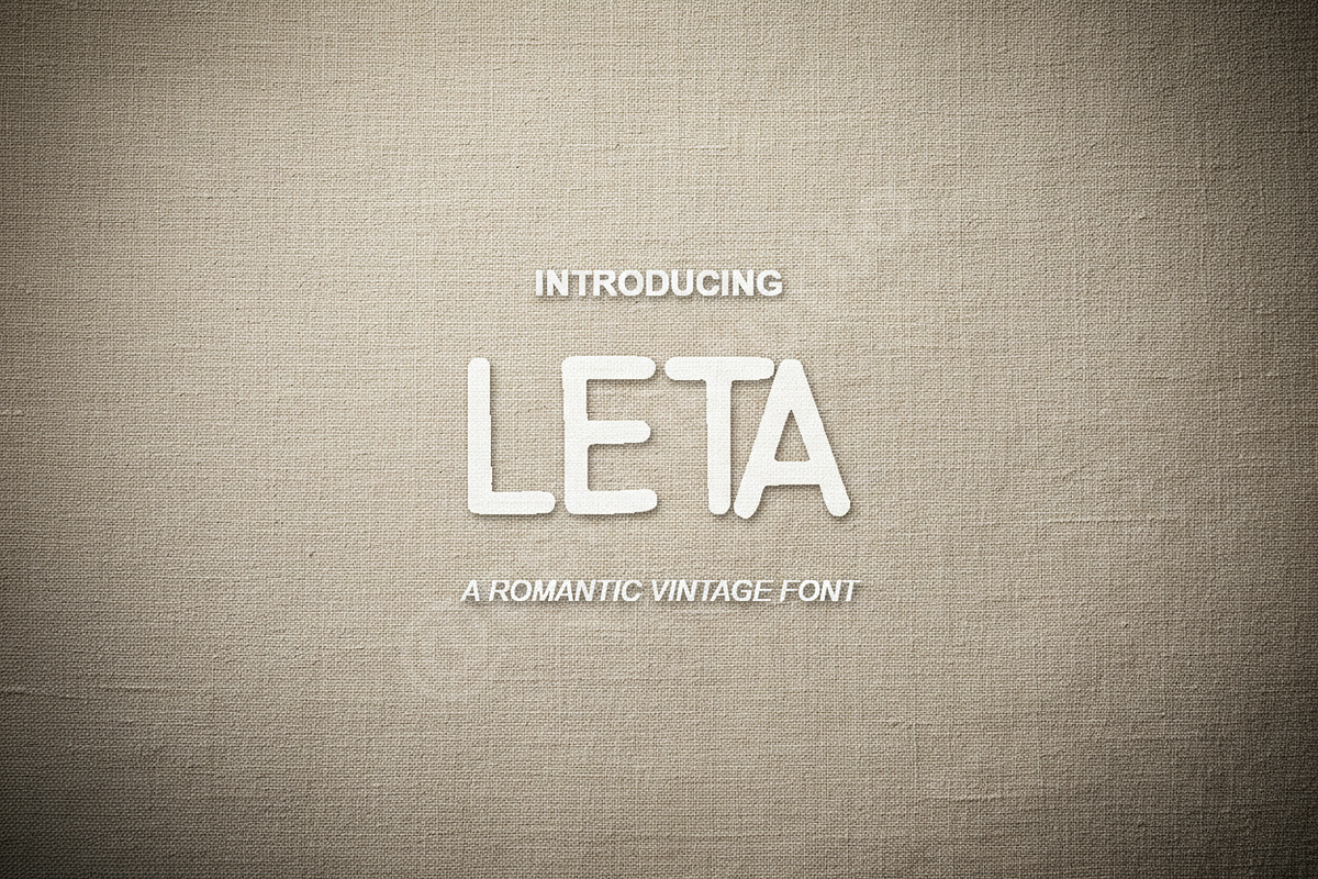 Leta | Sophisticated Minimalist Seri, a Font by Astuti Studio (Photo 1 of 16)