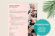 Nail Technician Resume Template, a Resume Template by Stanin Studio (Thumbnail 1 of 10)